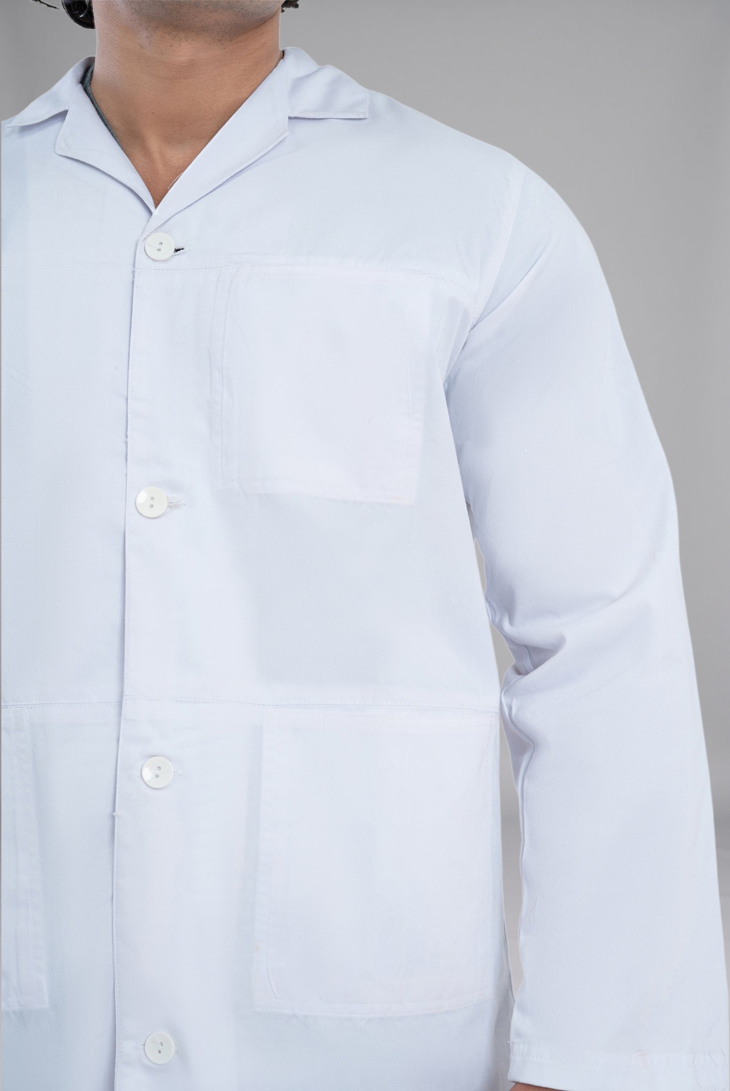Buy Soft Twill Men’s Lab Coat in Pakistan Premium Medical Wear for Doctors Nurses and Healthcare Professionals by GTEX Apparels 2