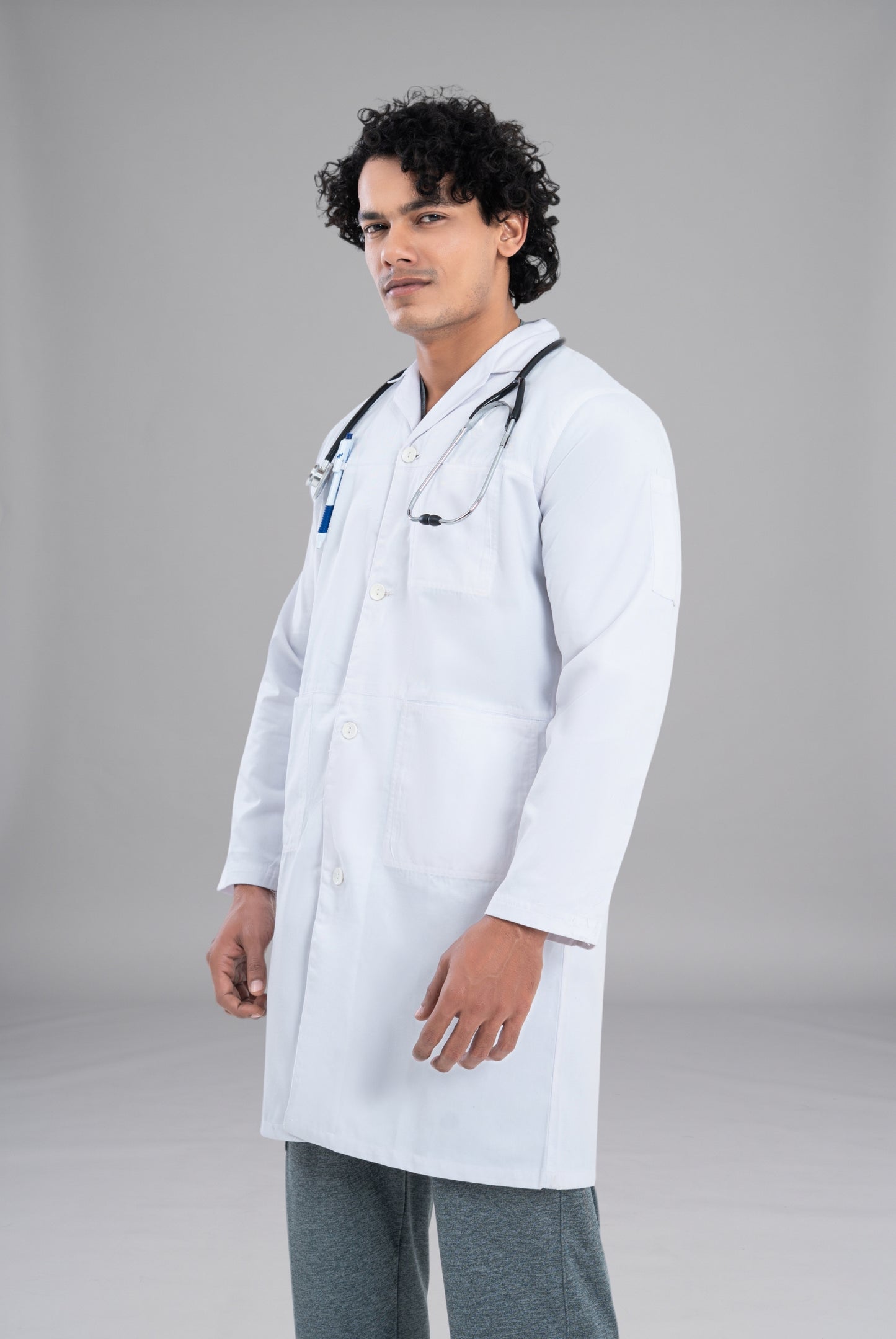 Buy Soft Twill Men’s Lab Coat in Pakistan Premium Medical Wear for Doctors Nurses and Healthcare Professionals by GTEX Apparels 8