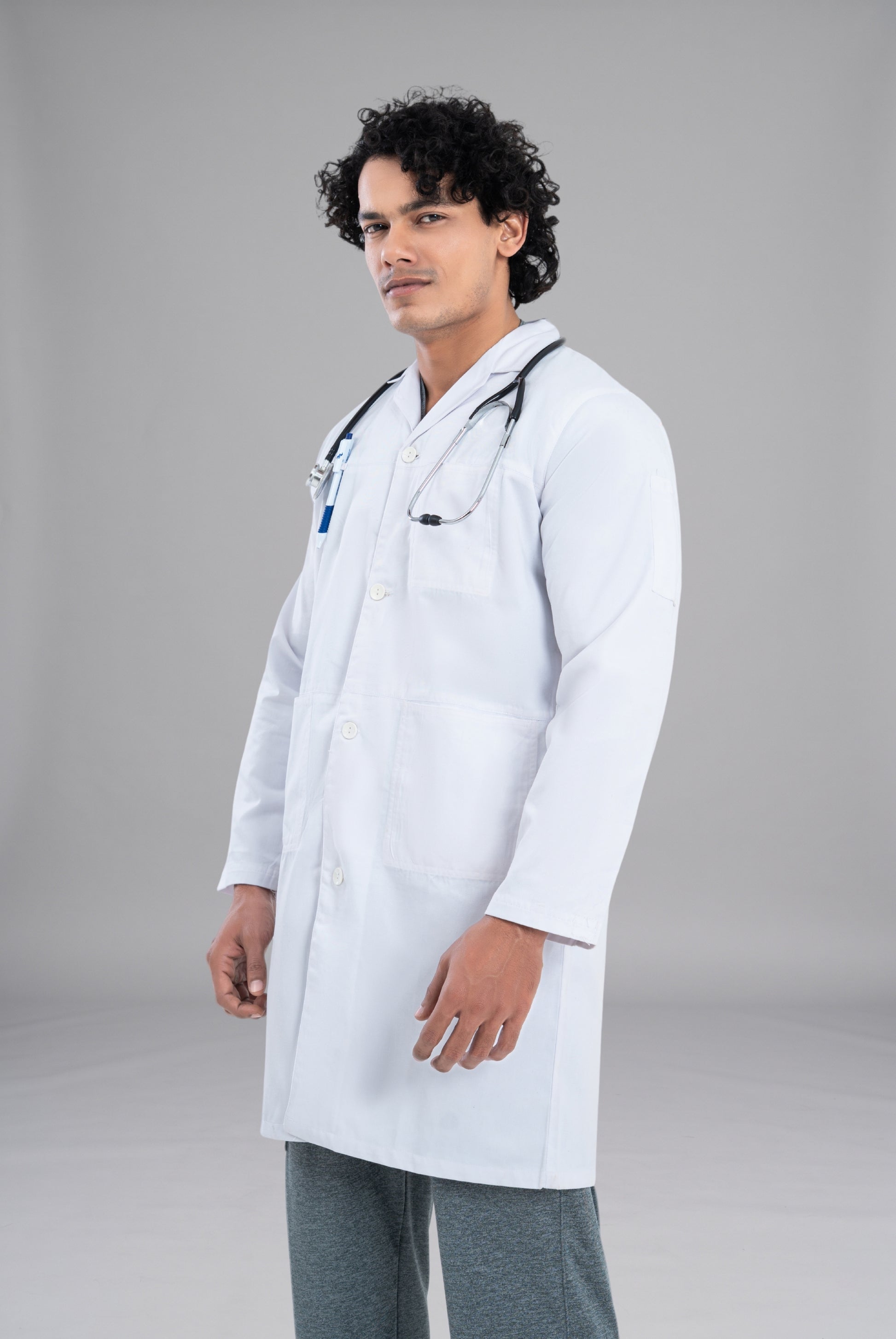 Buy Soft Twill Men’s Lab Coat in Pakistan Premium Medical Wear for Doctors Nurses and Healthcare Professionals by GTEX Apparels 8