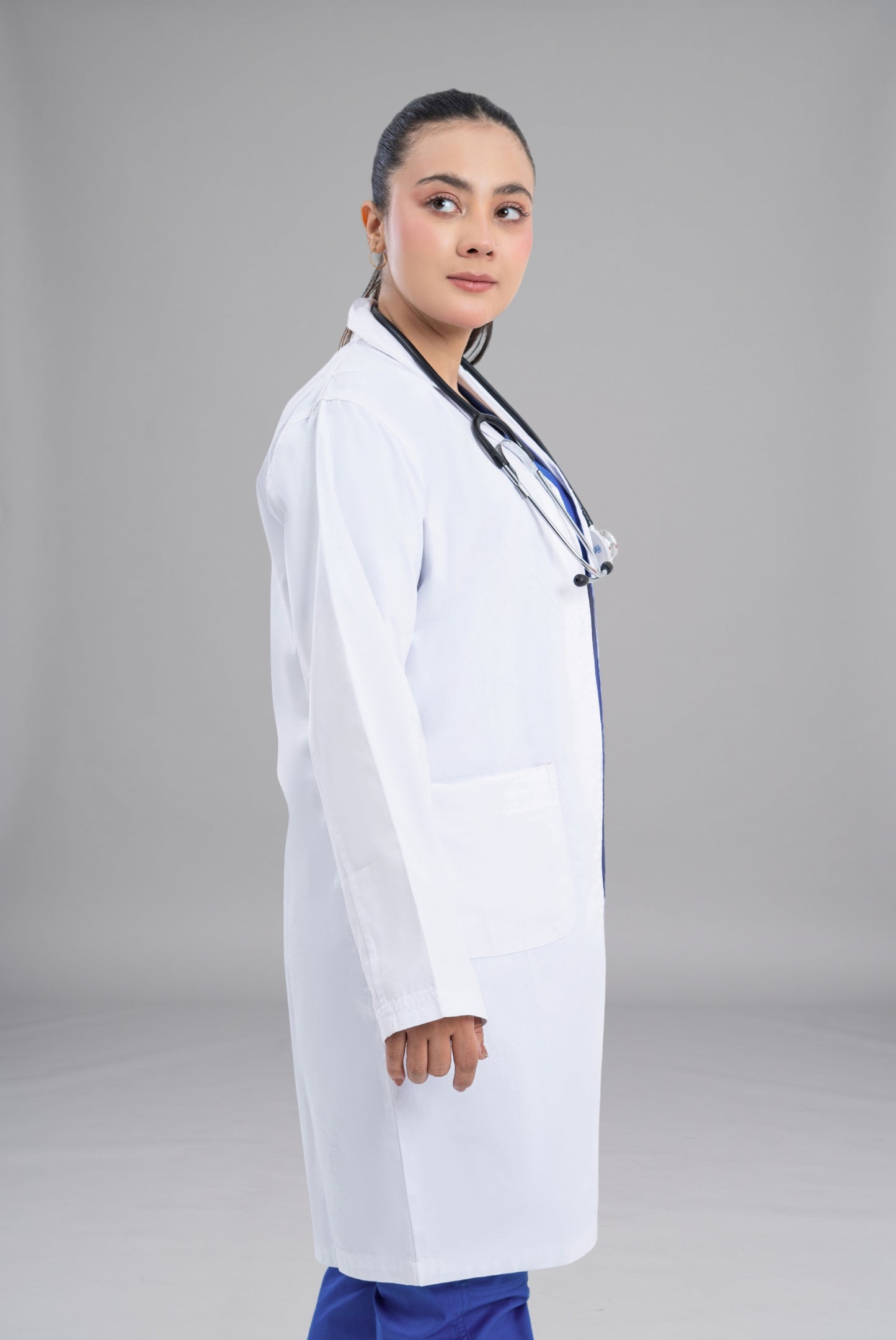 Soft Twill Women’s Lab Coats in Pakistan Premium Medical Wear for Doctors Nurses and Healthcare Professionals by GTEX Apparels 4
