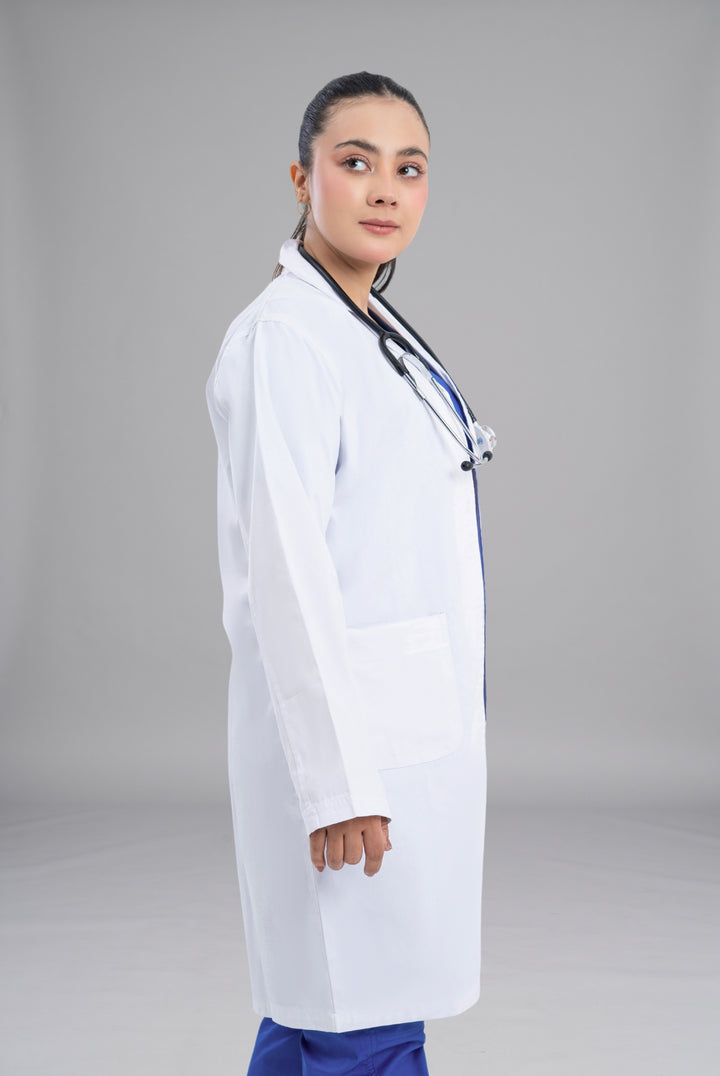 Soft Twill Women’s Lab Coats in Pakistan Premium Medical Wear for Doctors Nurses and Healthcare Professionals by GTEX Apparels 4