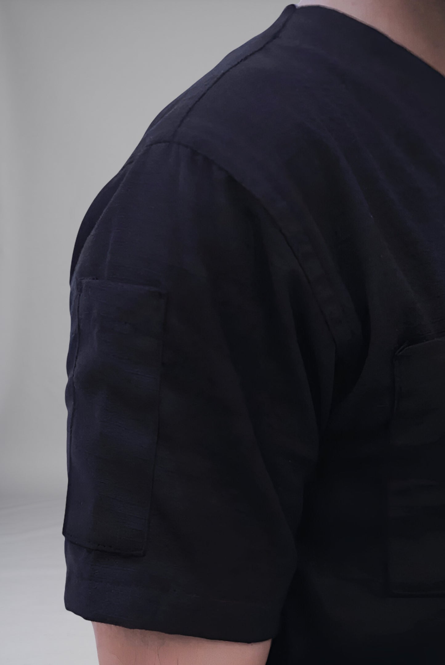 Buy Black scrub for men in Pakistan by Gtex Apparels - breathable, durable medical uniform for healthcare professionals 5