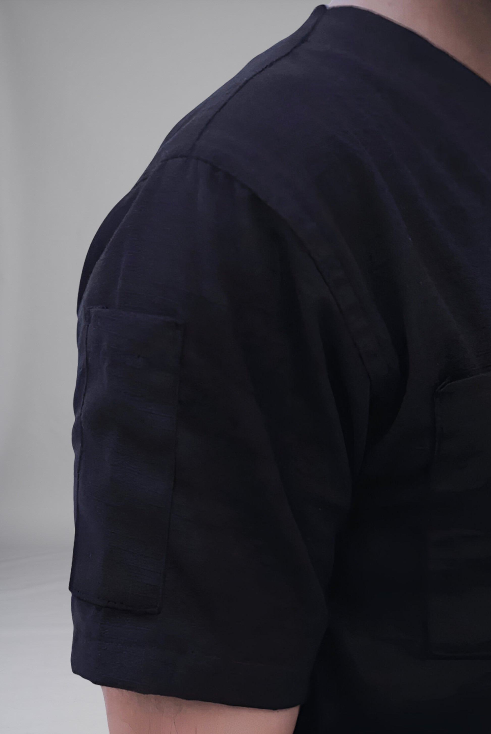 Buy Black scrub for men in Pakistan by Gtex Apparels - breathable, durable medical uniform for healthcare professionals 5