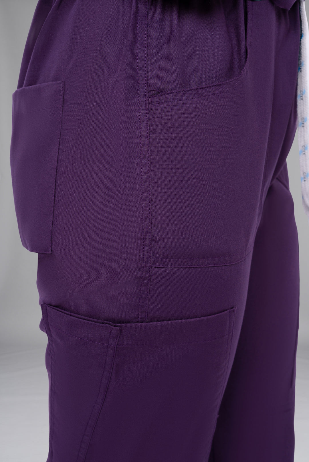 Buy Classic Curve purple scrubs for women in Pakistan by Gtex Apparels comfortable workwear for daily use 6