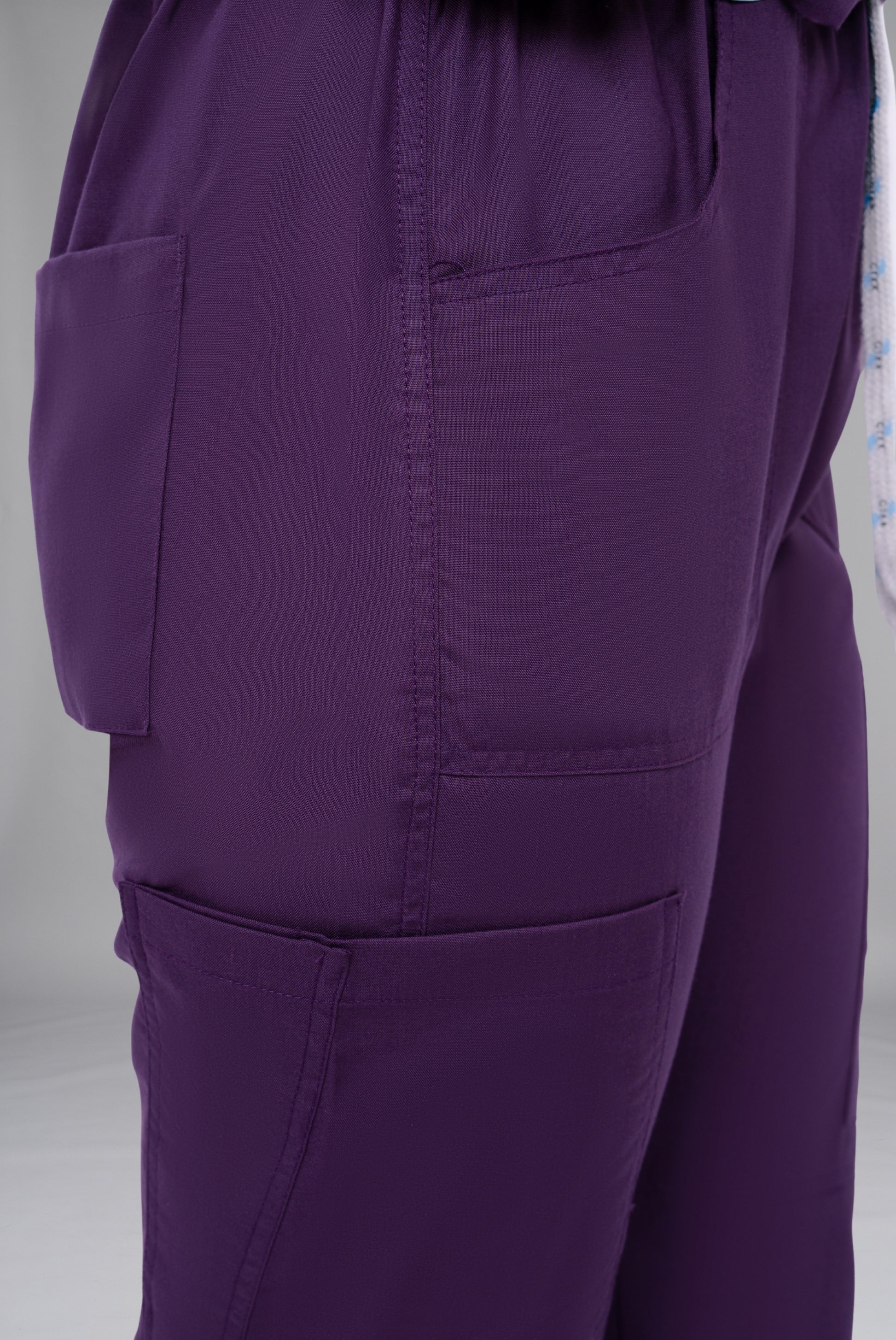 Buy Classic Curve purple scrubs for women in Pakistan by Gtex Apparels comfortable workwear for daily use 6