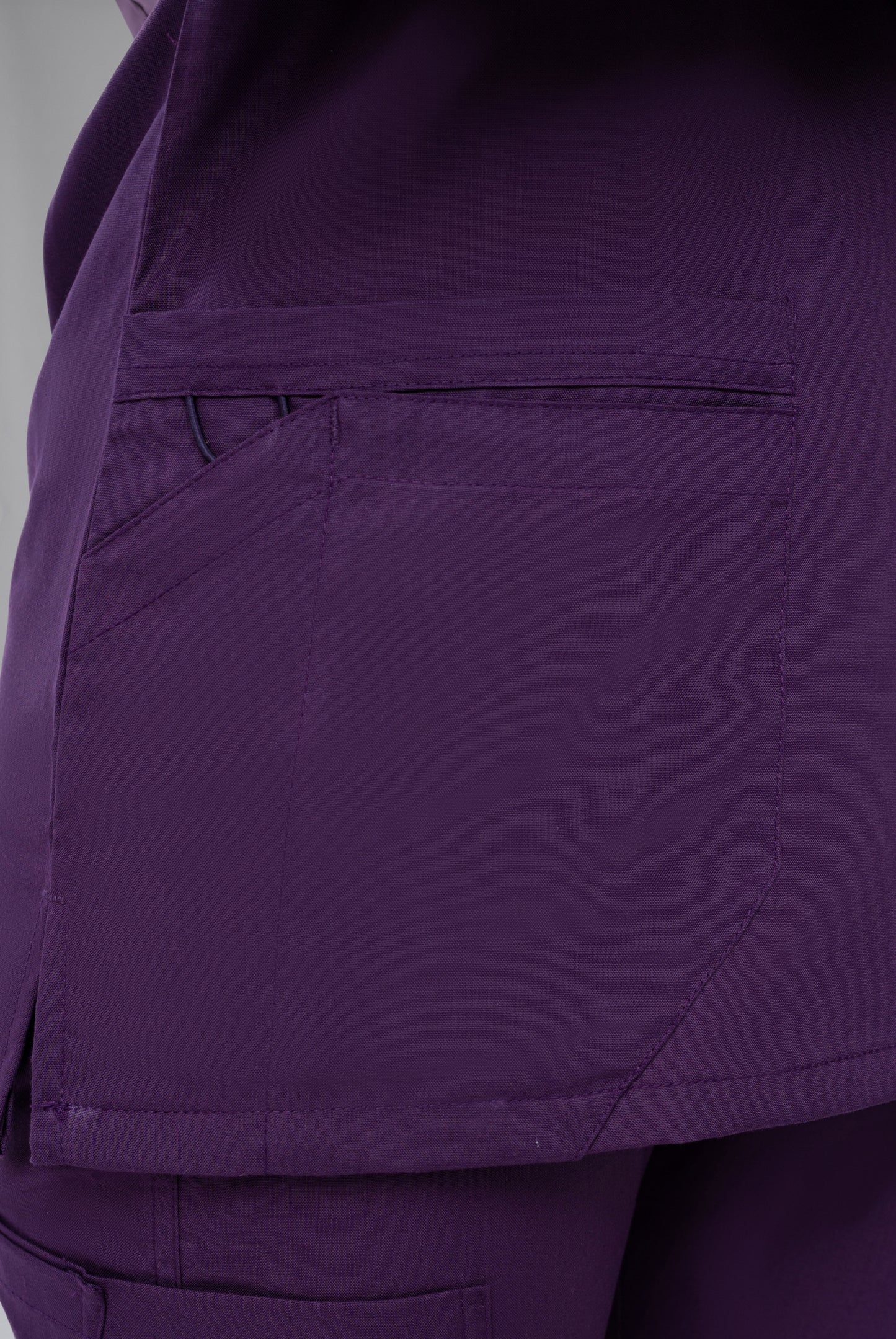 Buy Classic Curve purple scrubs for women in Pakistan by Gtex Apparels comfortable workwear for daily use 5
