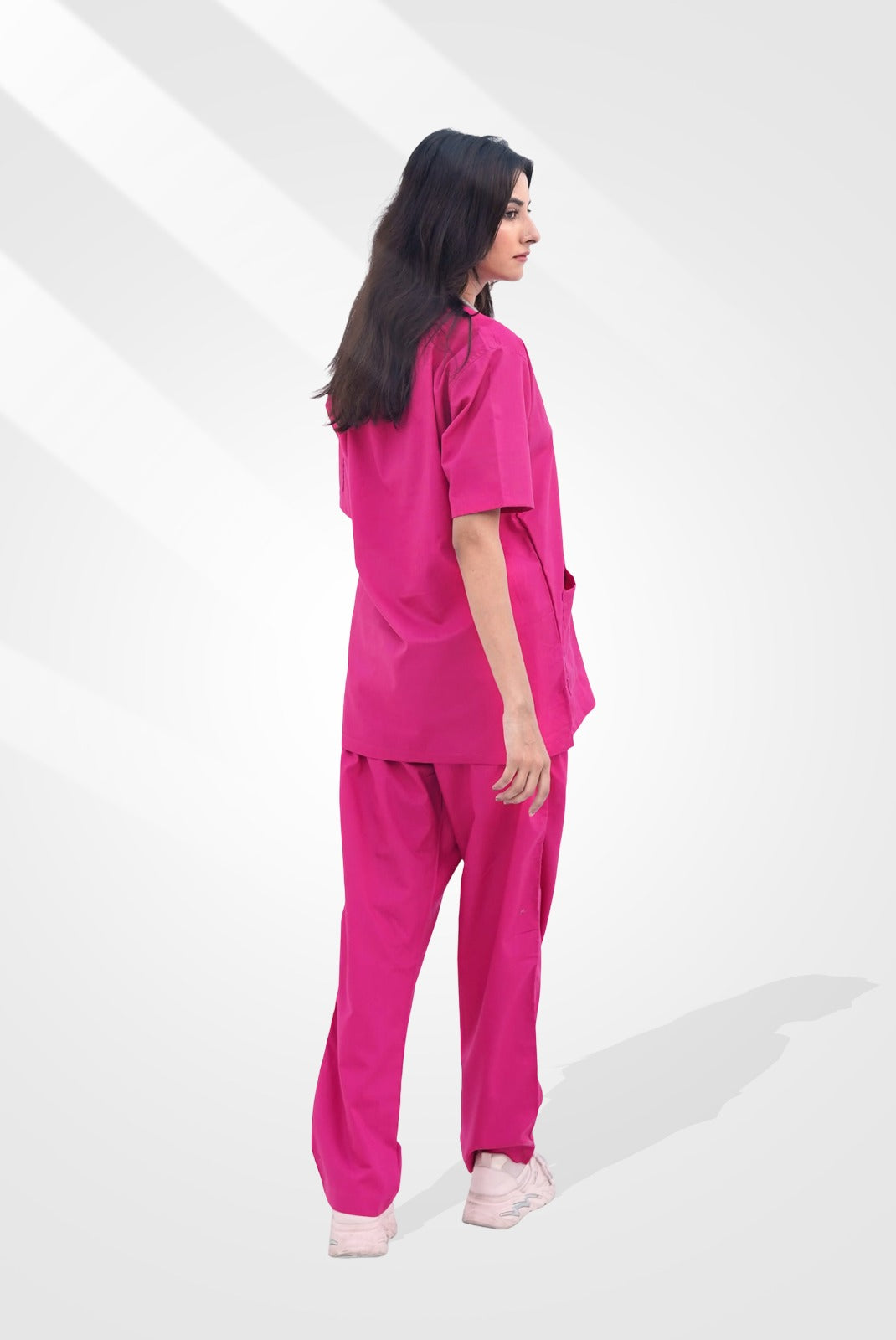 Classic™ Deep Pink Scrub Suit for Women by GTEX Apparels Pakistan