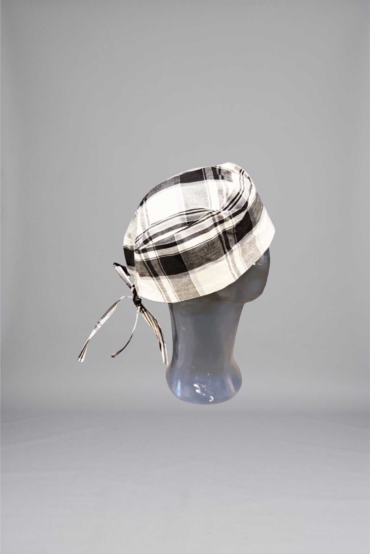Classic Plaid Surgical Cap by GTEX Apparels Pakistan – Premium Reusable Medical Scrub Cap for Doctors, Nurses, Surgeons, and Healthcare Professionals 1