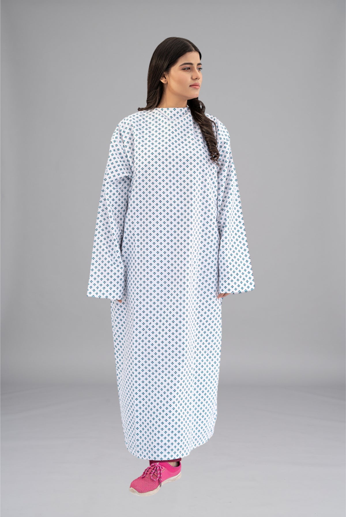 Buy Comfort Care Patient Gown | GTEX Apparels Pakistan – Soft, Comfortable & Durable Hospital Patient Wear 1