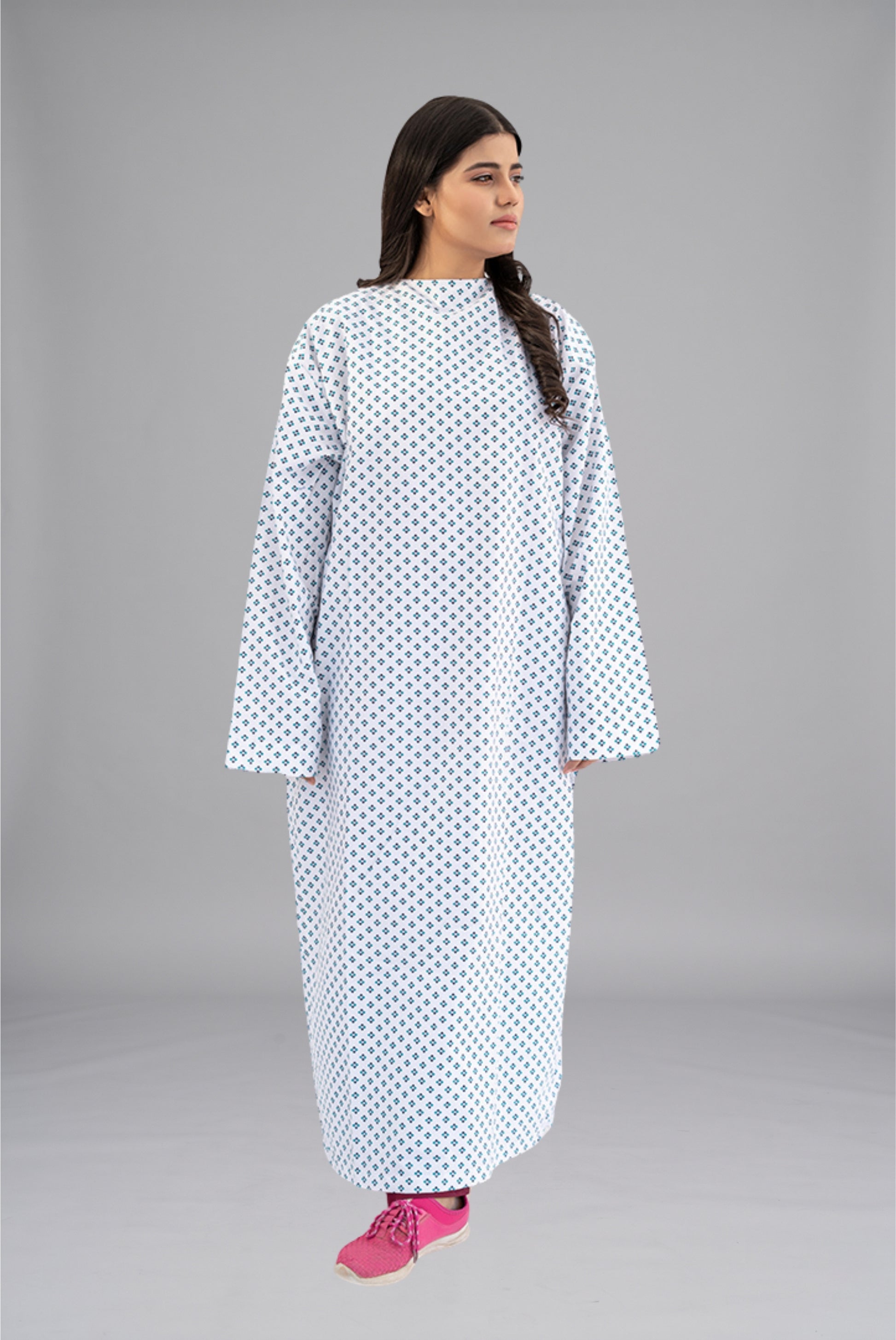 Buy Comfort Care Patient Gown | GTEX Apparels Pakistan – Soft, Comfortable & Durable Hospital Patient Wear 1