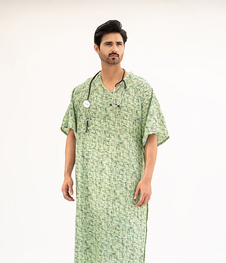 Buy Comfort Printed Patient Gown 1 - GTEX Apparels