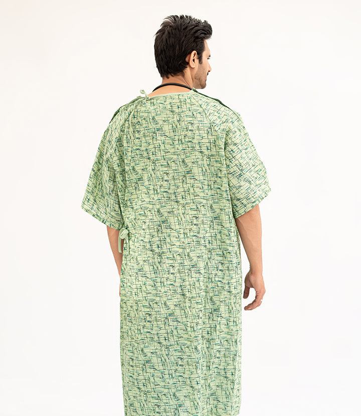 Buy Comfort Printed Patient Gown 2 - GTEX Apparels