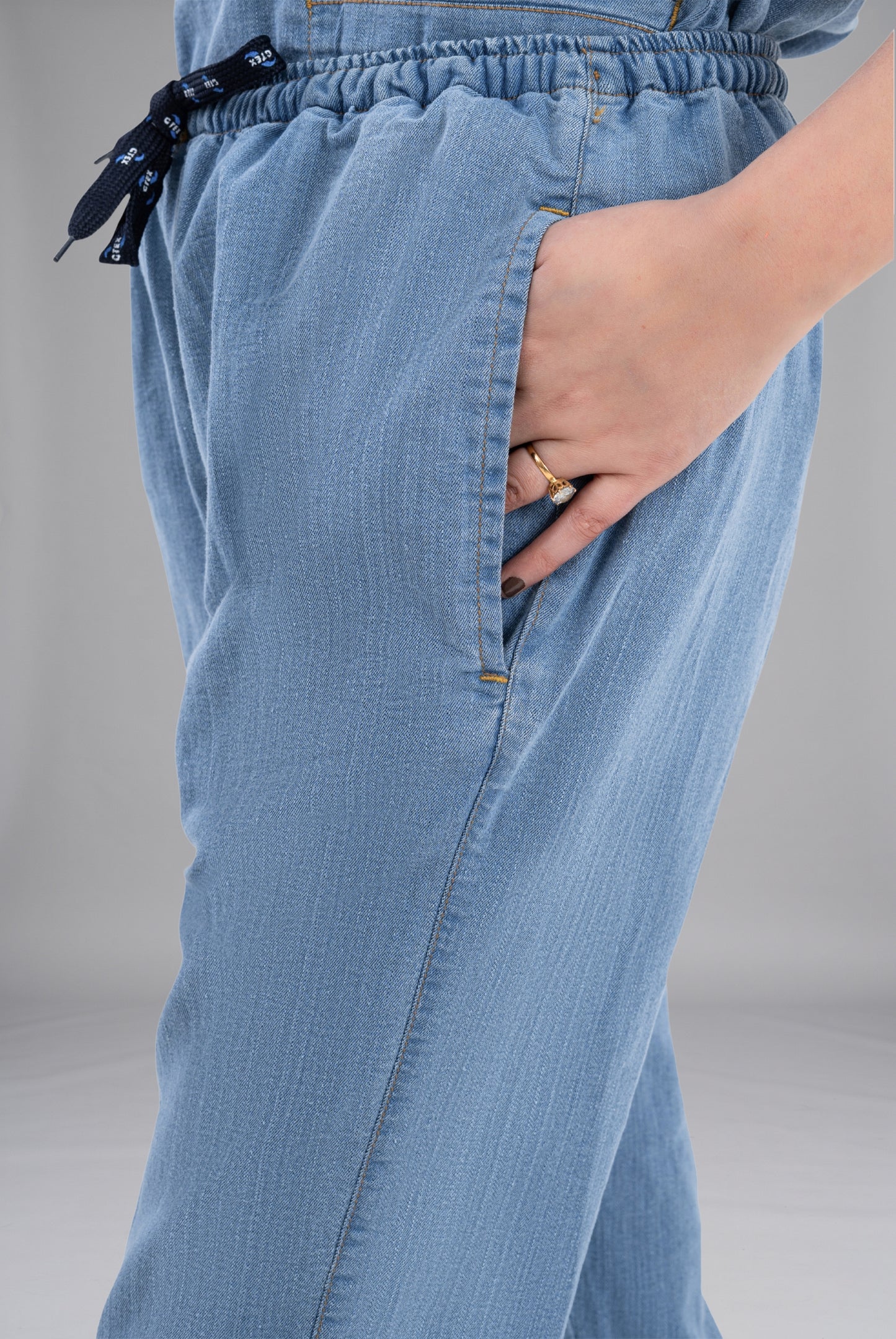 Buy denim light scrub for unisex in Pakistan by Gtex Apparels comfortable workwear for daily use 8