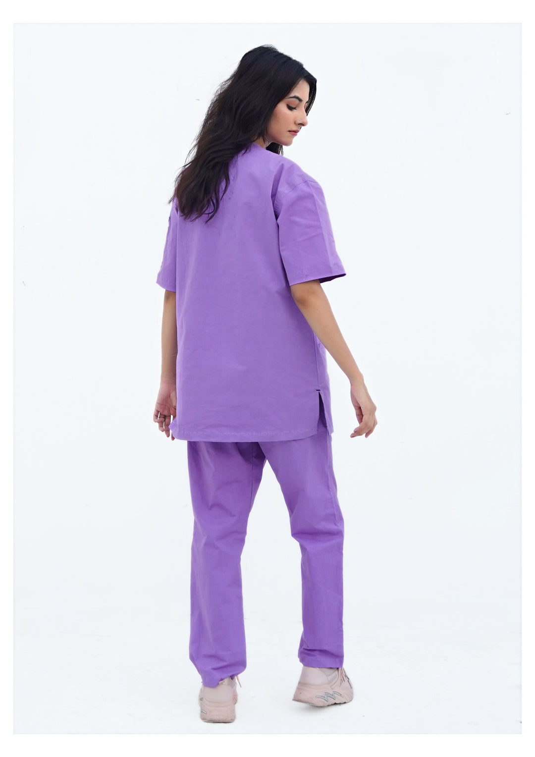 Edge Line™ Lilac Scrub Suit for Unisex by GTEX Apparels Pakistan