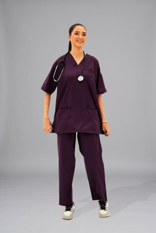 GTEX Edge Line Purple Scrub for Unisex in Pakistan