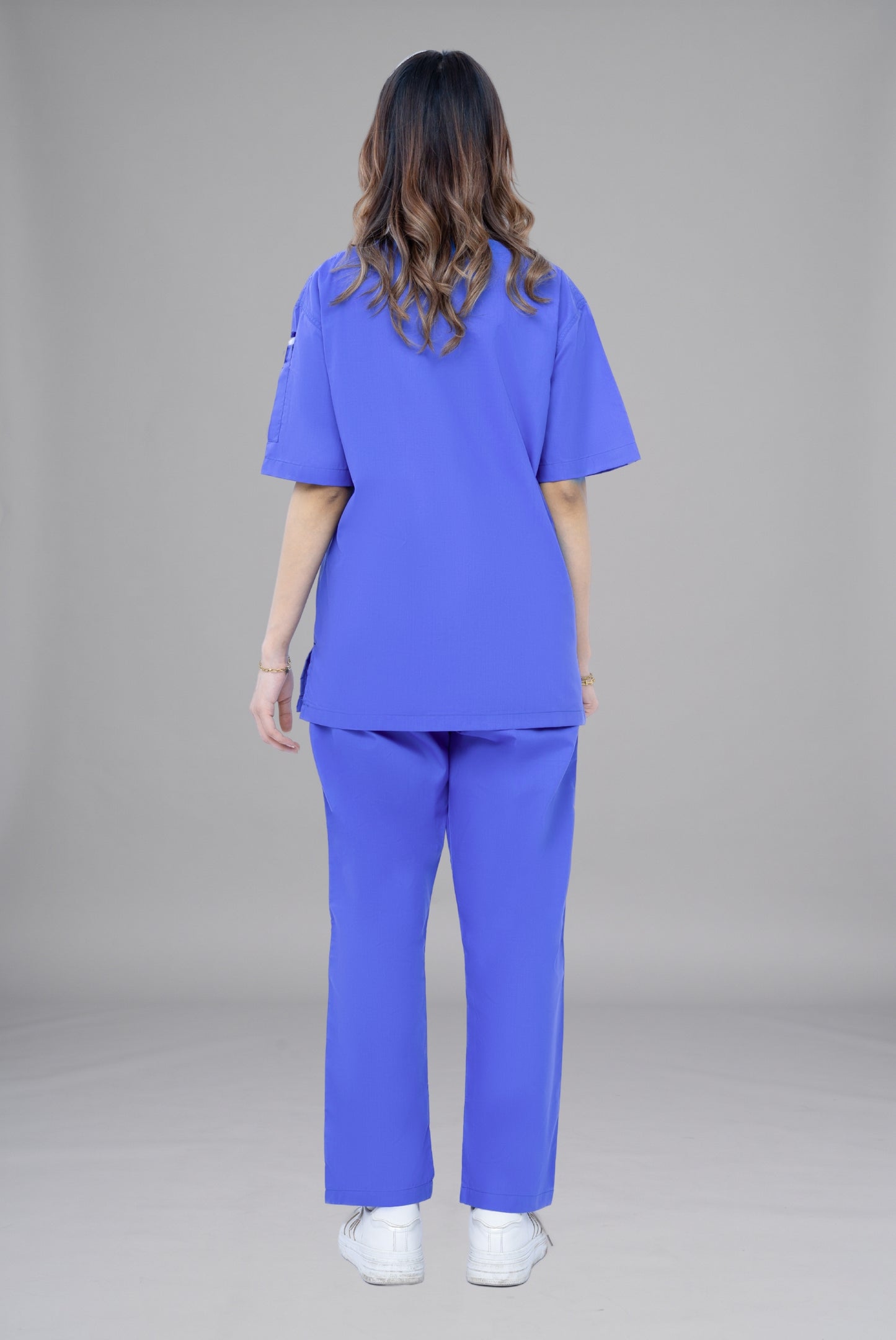 Buy Edge Line™ Sapphire Blue Scrub for Unisex Online in Pakistan | Premium Medical Uniform for Doctors, Nurses & Healthcare Professionals | GTEX Apparels 6