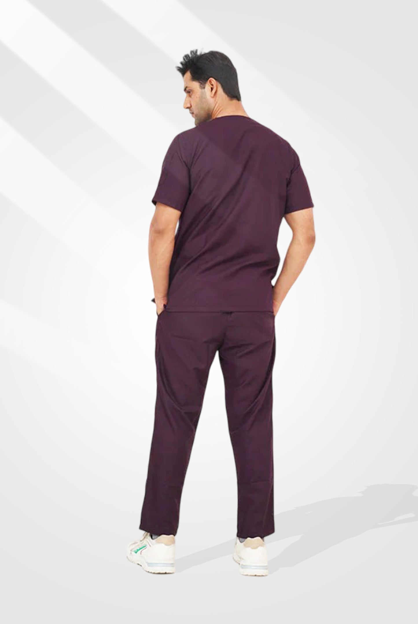 Edge Line™ Wine Scrub Suit for Men by GTEX Apparels Pakistan