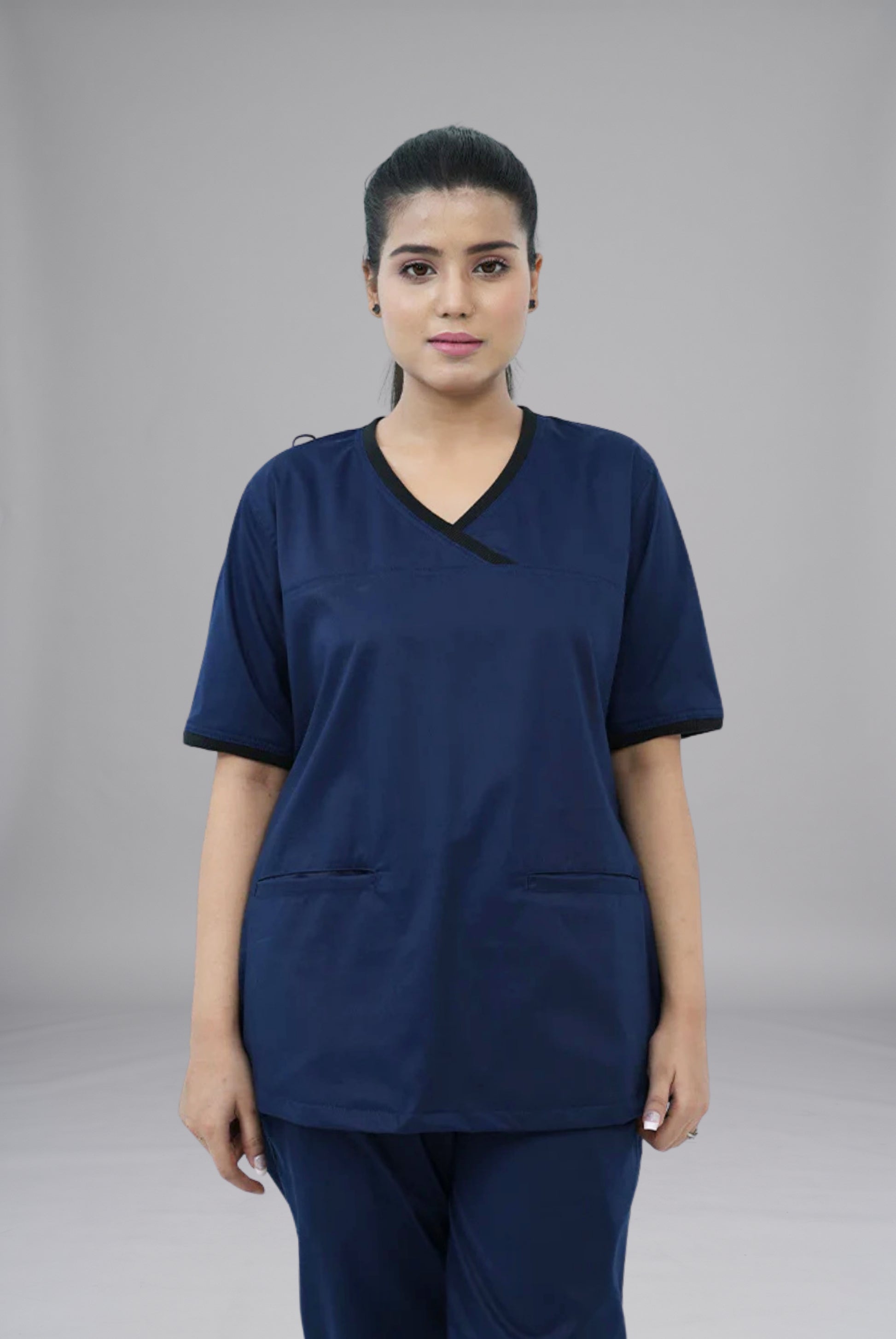 Shop Elite Notch™ Ink Navy Scrub for Women at GTEX Apparels. Comfortable, durable, and breathable scrubs perfect for healthcare professionals with easy returns.3