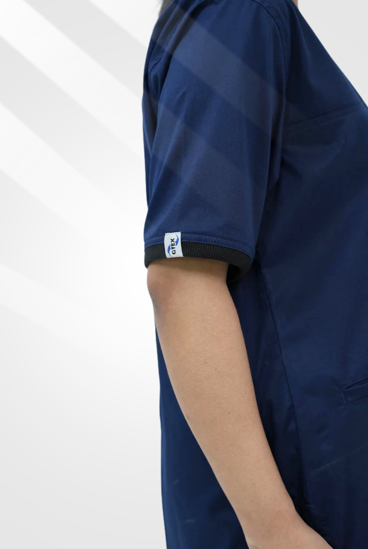 Elite Notch™ Ink Navy Scrub Suit for Women by GTEX Apparels Pakistan