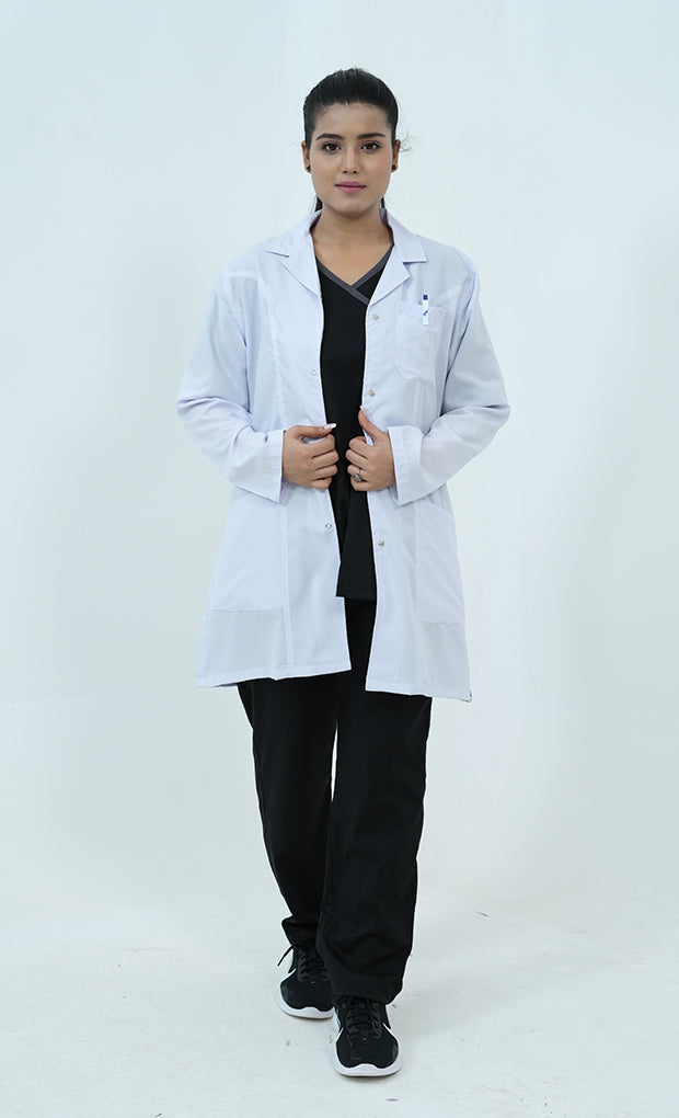 Buy Elite Short Length White Lab Coat - Gtex Apparels