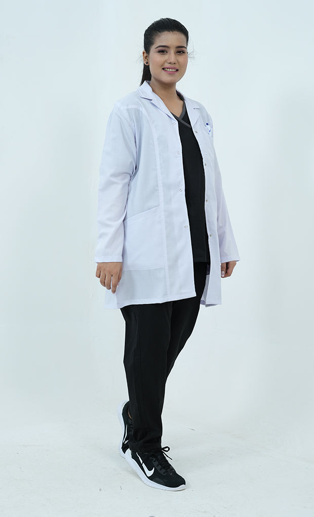 Buy Elite Short Length White Lab Coat 1 - Gtex Apparels