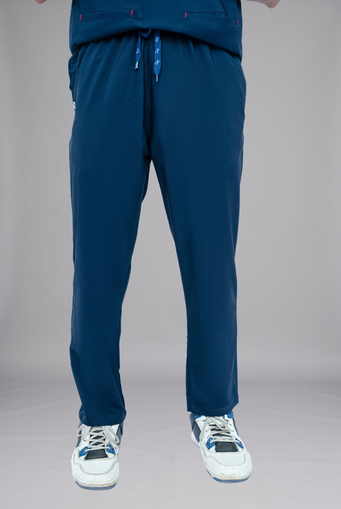 Buy Flexi Care Edge Line™ dark navy scrubs for unisex in Pakistan by Gtex Apparels, lightweight and practical workwear 5