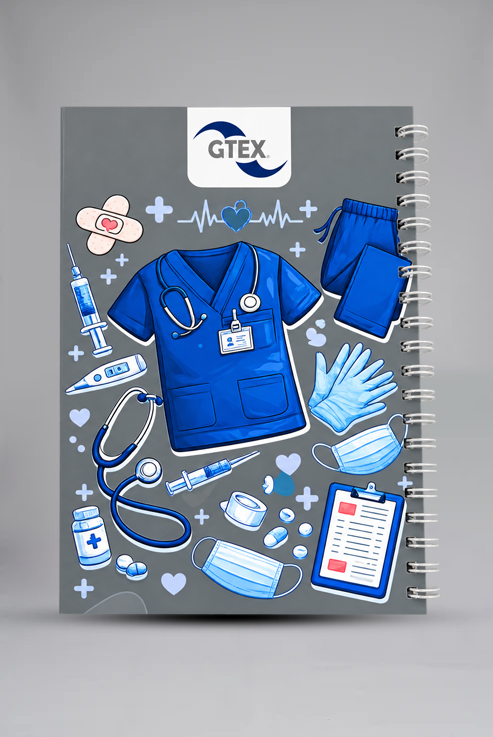 GTEX MEDNOTE – Medical Spiral Notebook for Doctors & Nurses