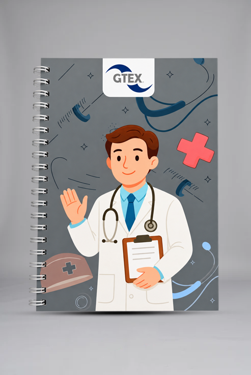 GTEX MEDNOTE – Medical Spiral Notebook for Doctors & Nurses