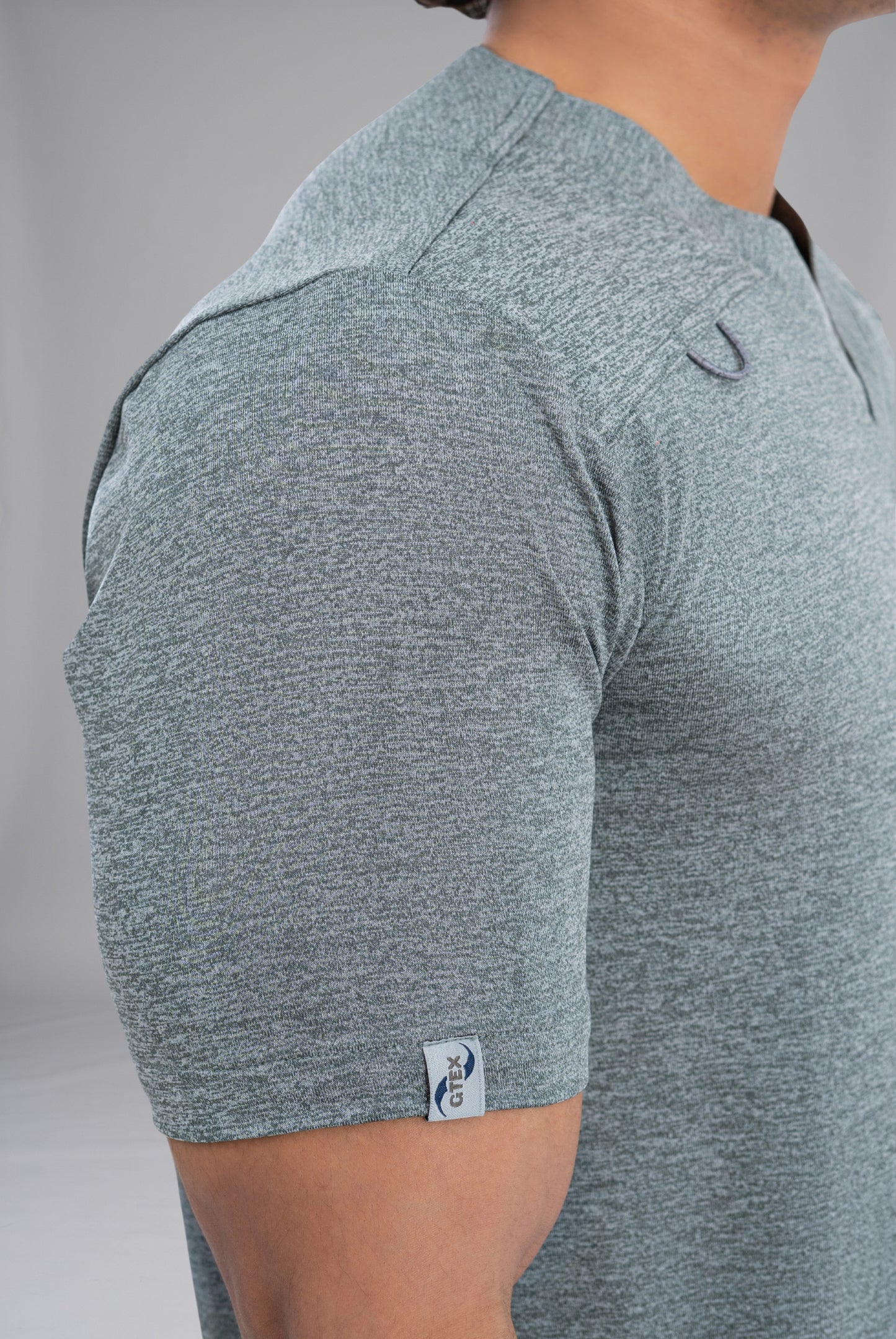 Buy Grey Textured Knitted Unisex Scrub Premium Medical Wear for Doctors, Nurses, and Healthcare Professionals by GTEX Apparels Pakistan 9
