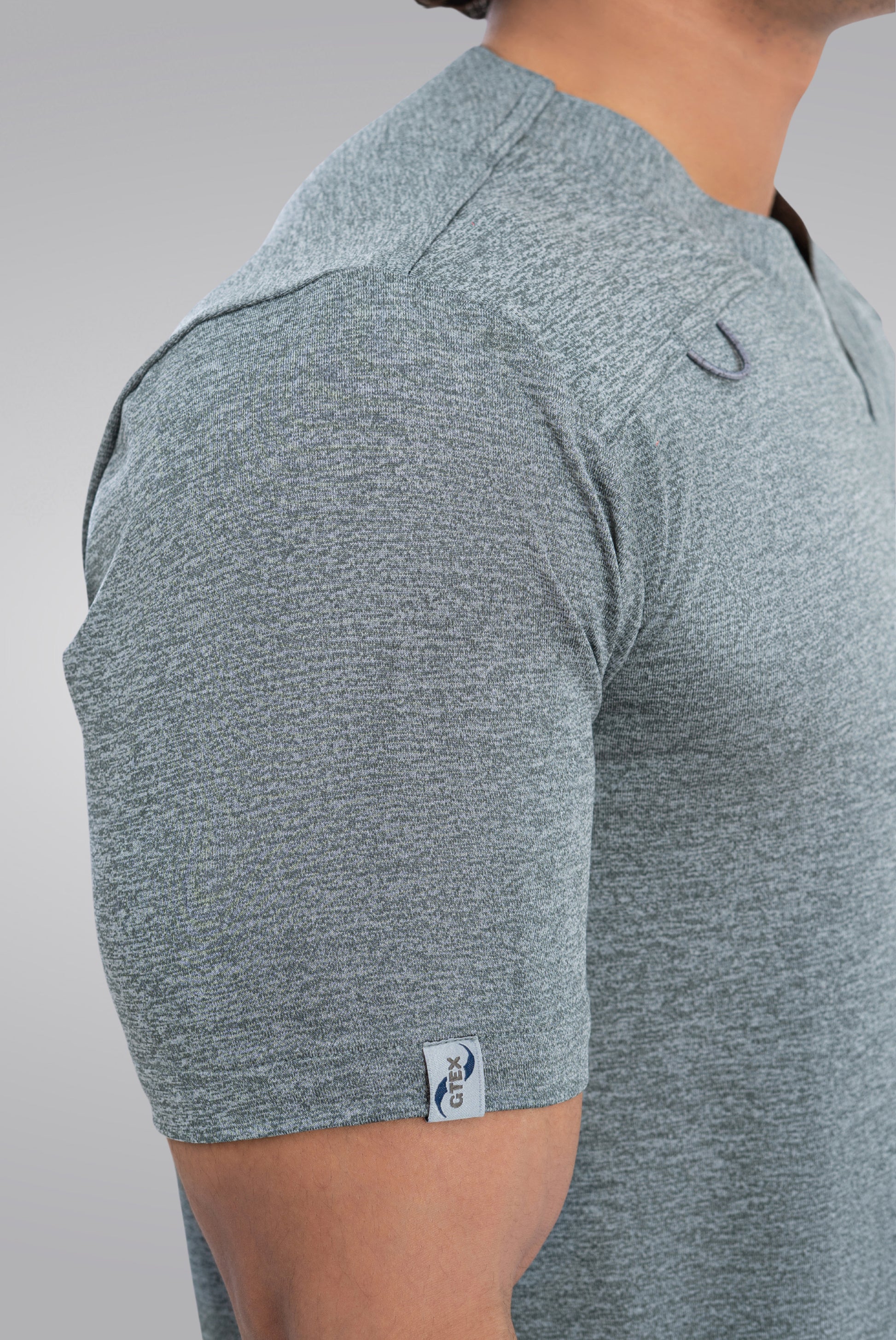 Grey Textured Knitted Unisex Scrub | Gtex Apparel Pakistan 7