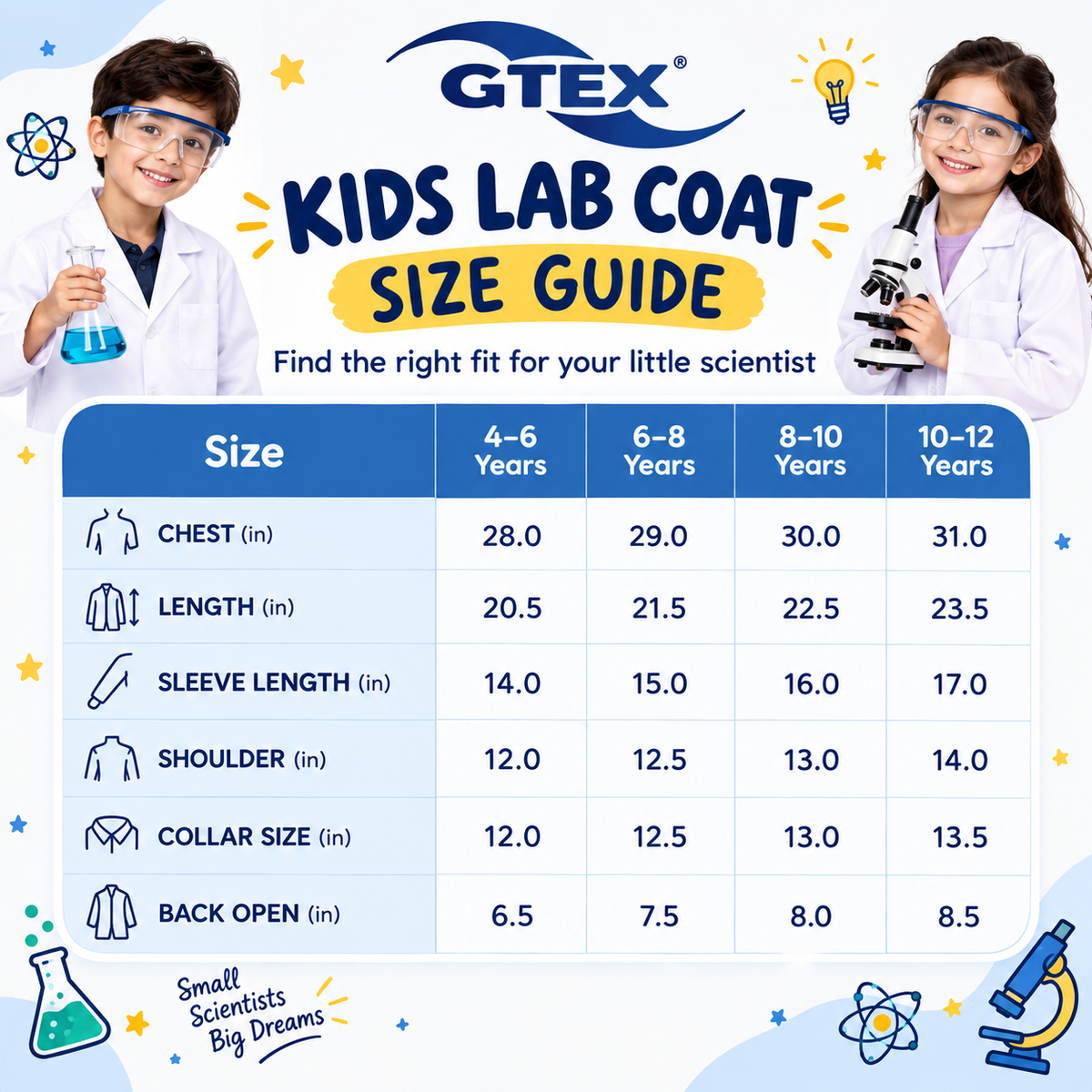 Mini Lab Coat | For Little Scientists