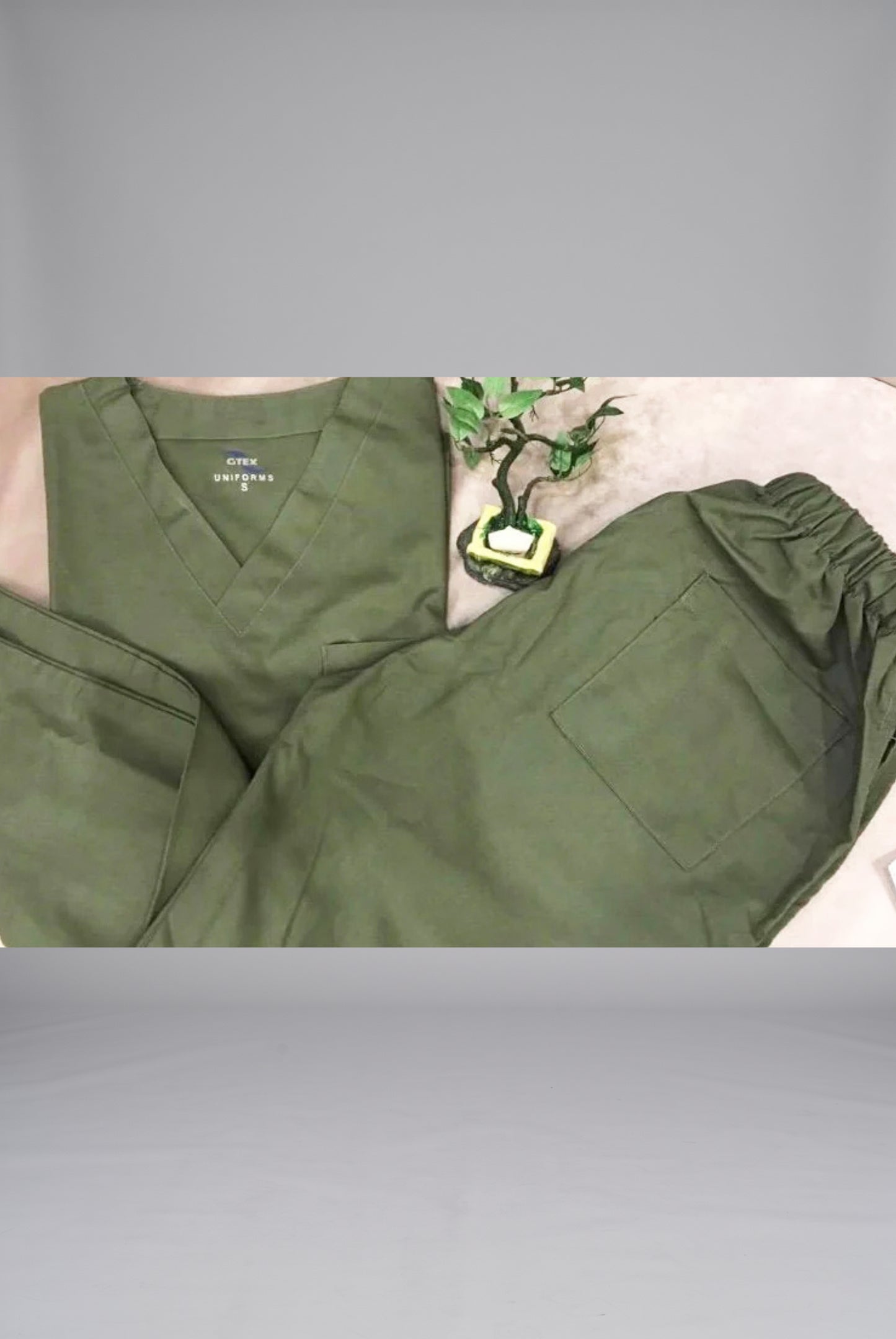 Buy Light Olive scrub by Gtex Apparels Pakistan, original Fabric and  professional workwear for clinical use 1