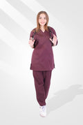 Maroon Scrub Suit