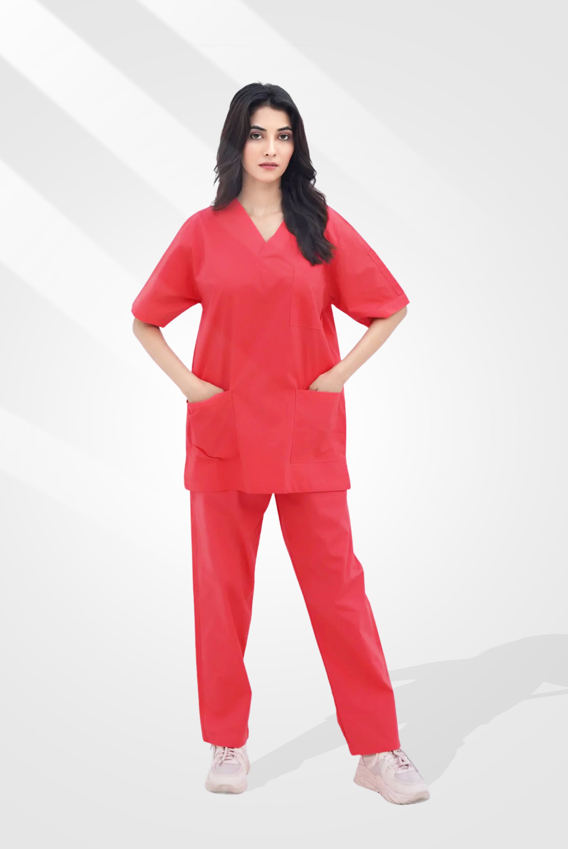 Orange Scrub Suit for Unisex by GTEX Apparels Pakistan