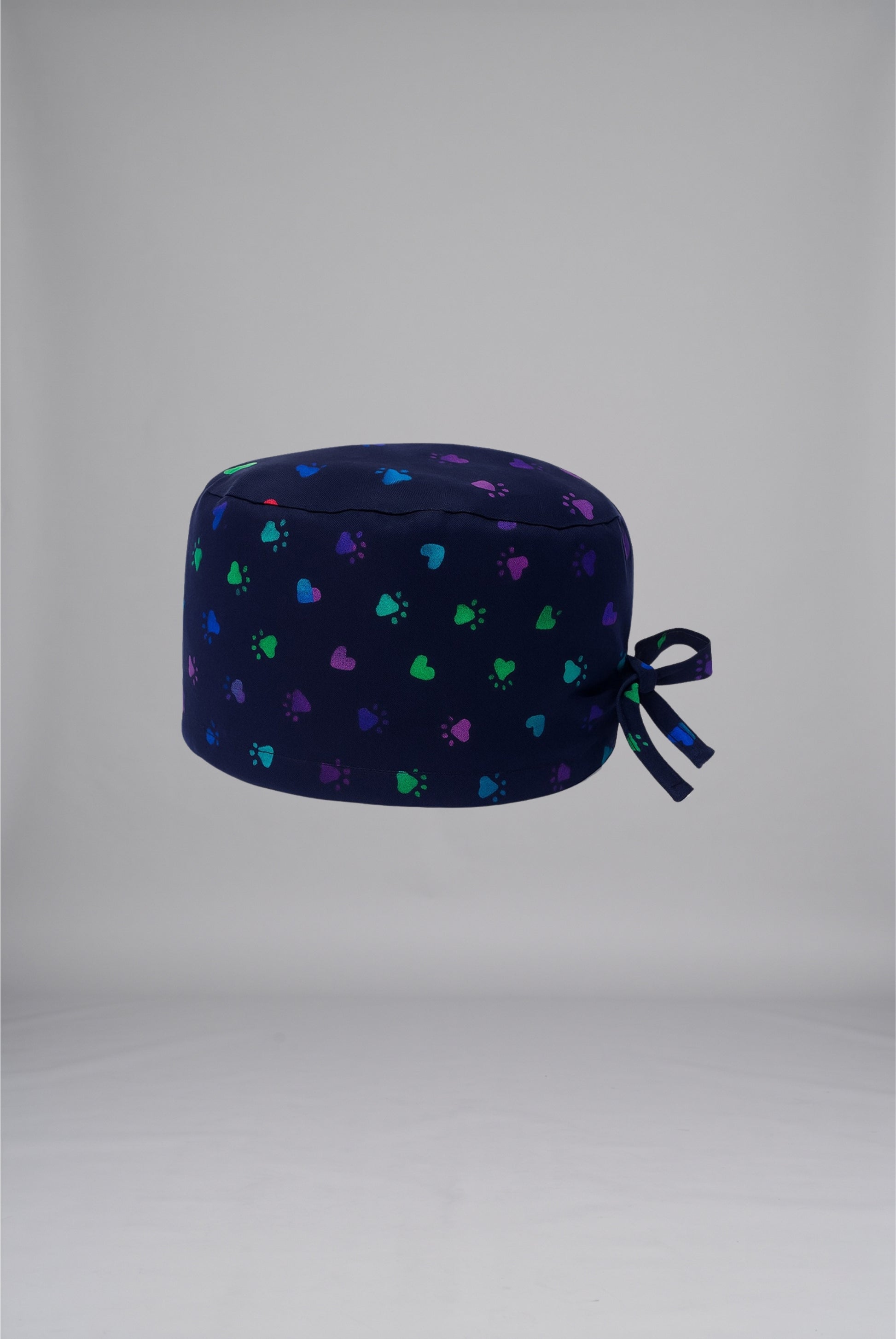 Paw Heart Rainbow Print surgical Cap | GTEX Apparels Pakistan 1