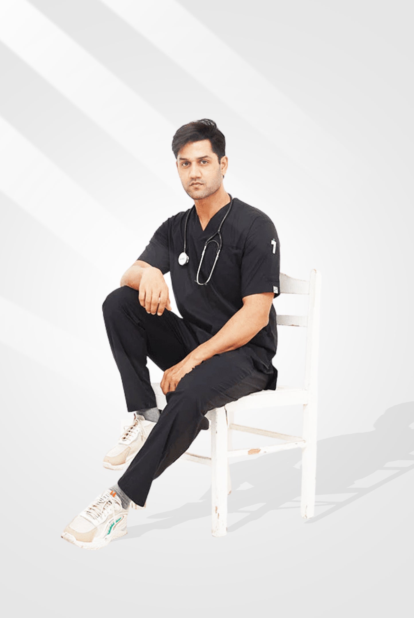 Performance Black Scrub Suit for Men By GTEX Apparels Pakistan
