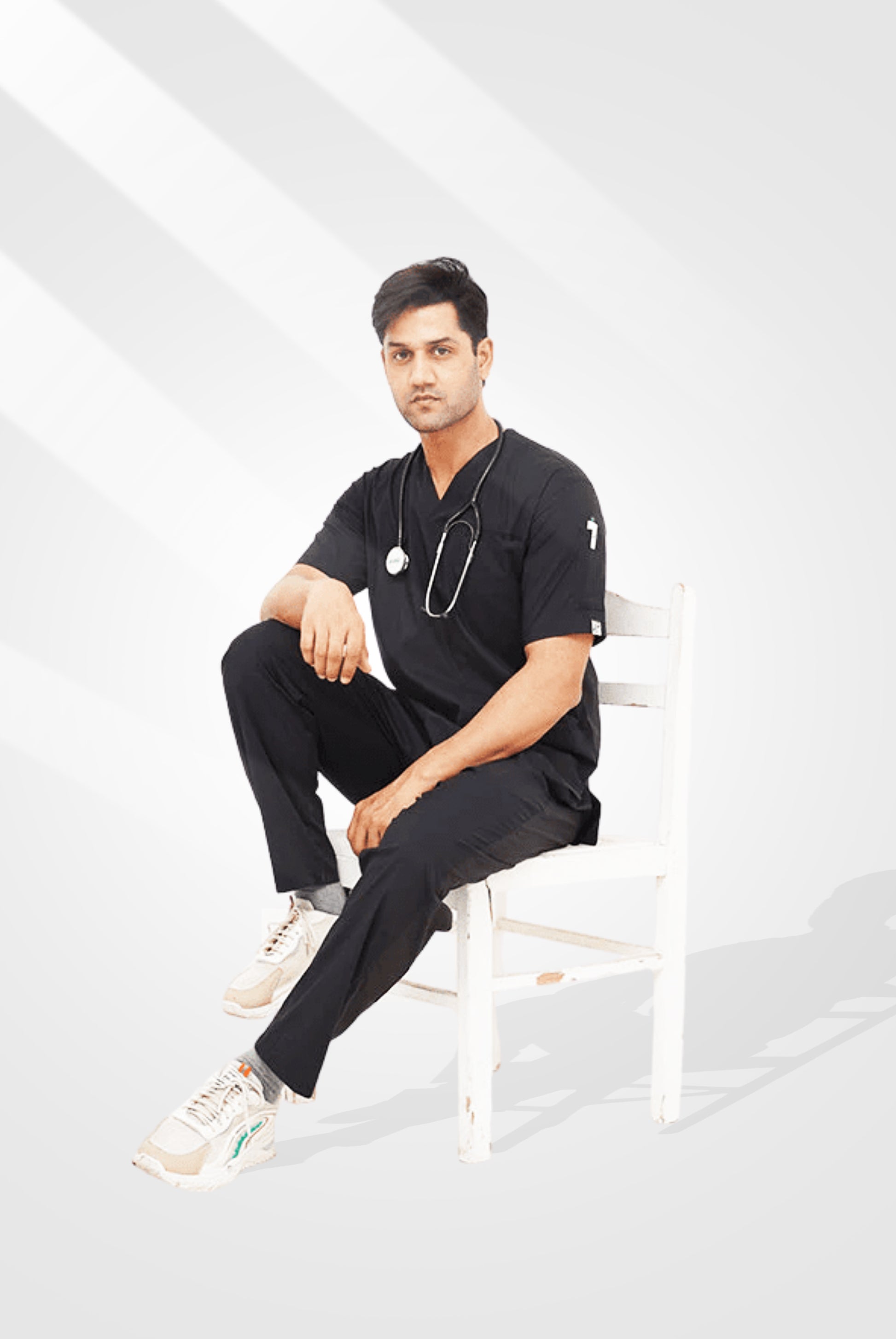 Performance Black Scrub Suit for Men By GTEX Apparels Pakistan