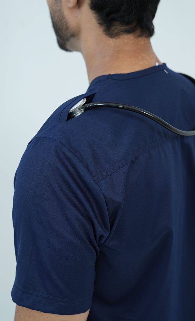 Buy Performance Ink Navy Scrub Suit For Mens 8 - Gtex Apparels