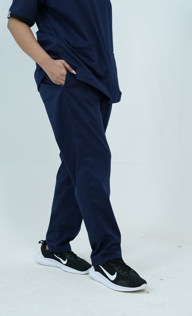 Buy Performance Ink Navy Scrub Suit for Women 9 - Gtex Apparels