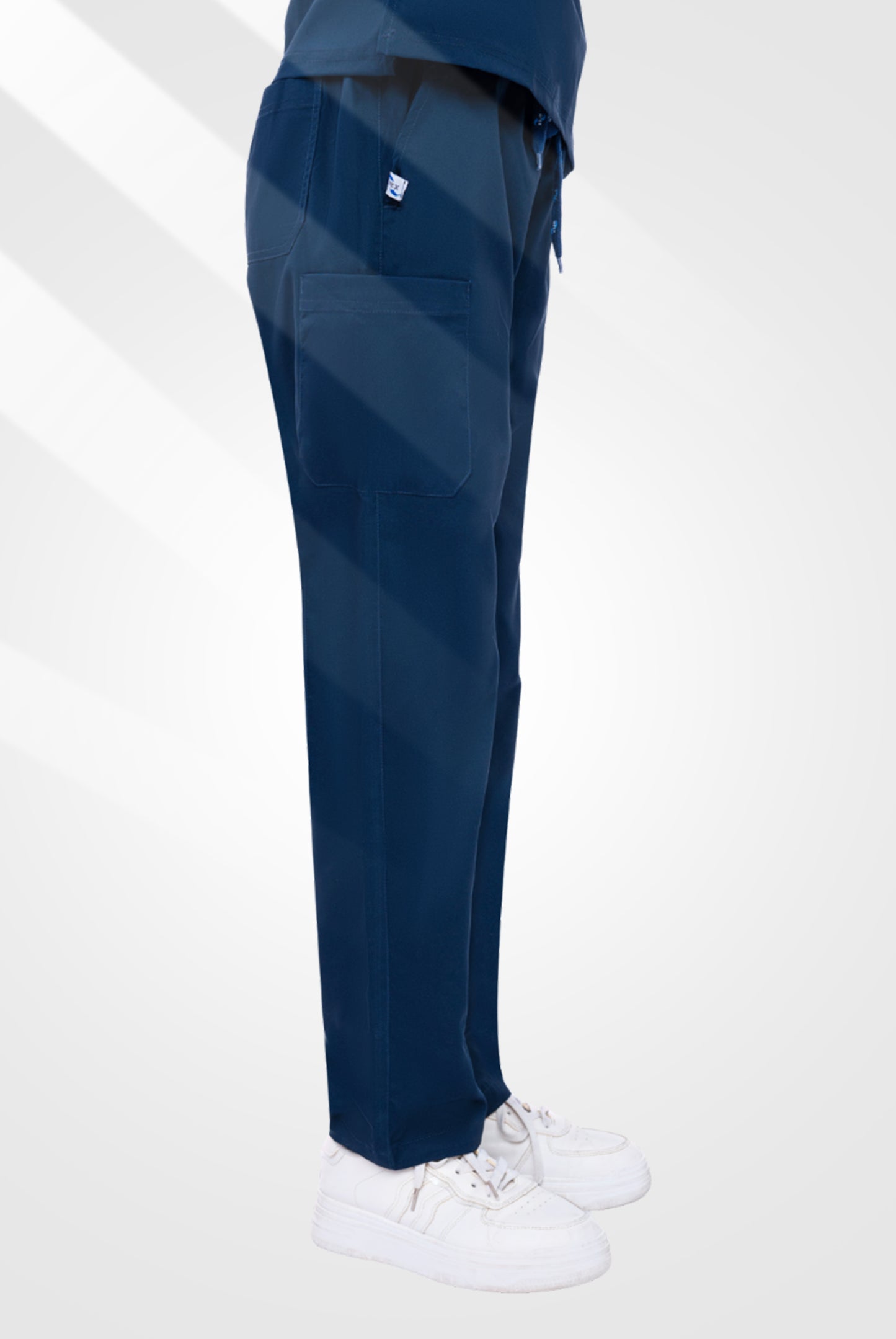Buy Premium Notch™ Pro dark navy scrub wrinkle free edition in Pakistan by Gtex Apparels, designed for comfortable daily professional use in healthcare environments 6