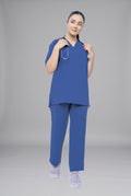 Premium Notch™ Pro Light Navy Scrub
