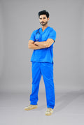 Premium Notch™ Pro Royal Blue Scrub