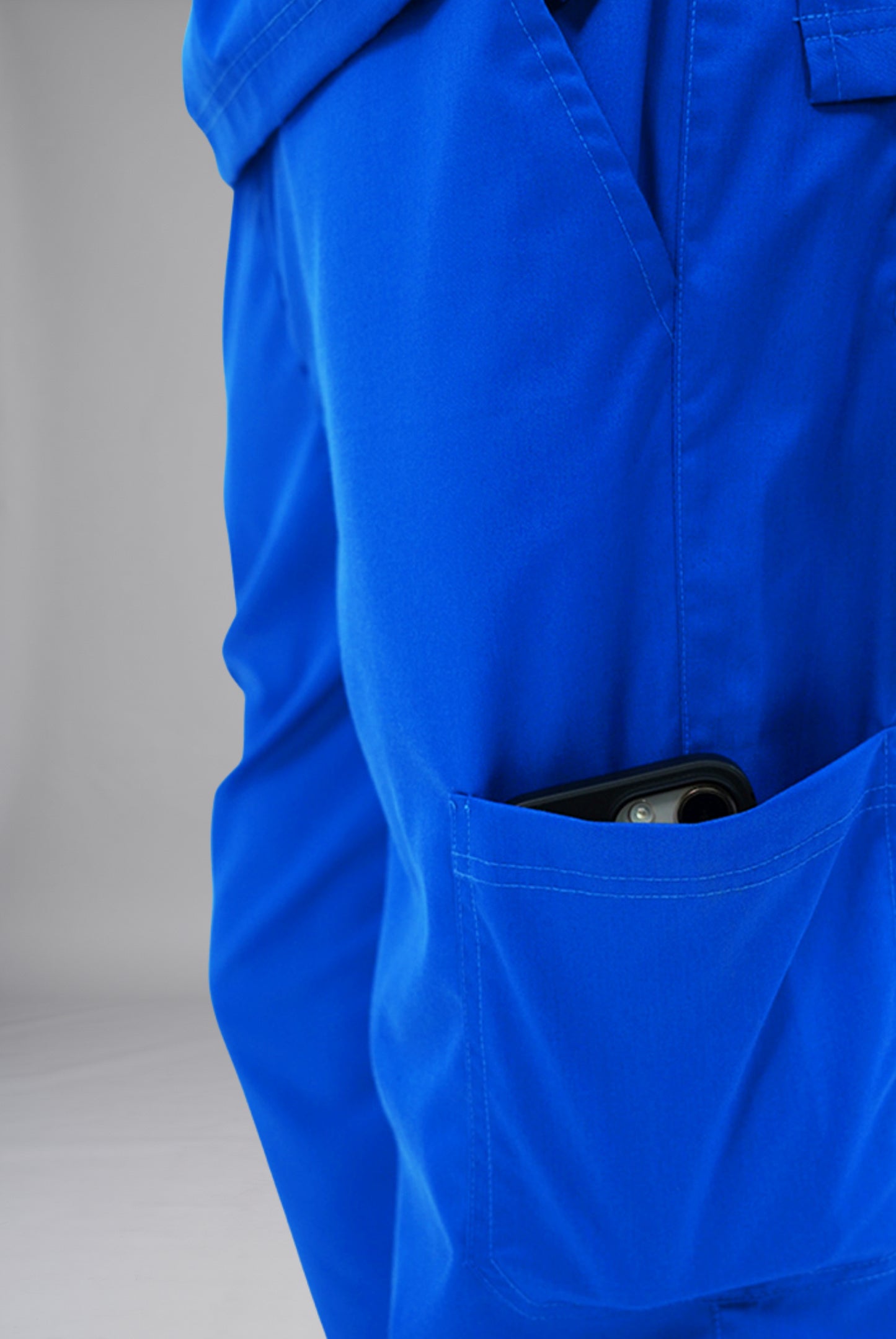 Buy Premium Notch™ Pro Royal_Blue_Scrub in Pakistan by Gtex Apparels, designed for comfortable daily professional use in healthcare environments 12