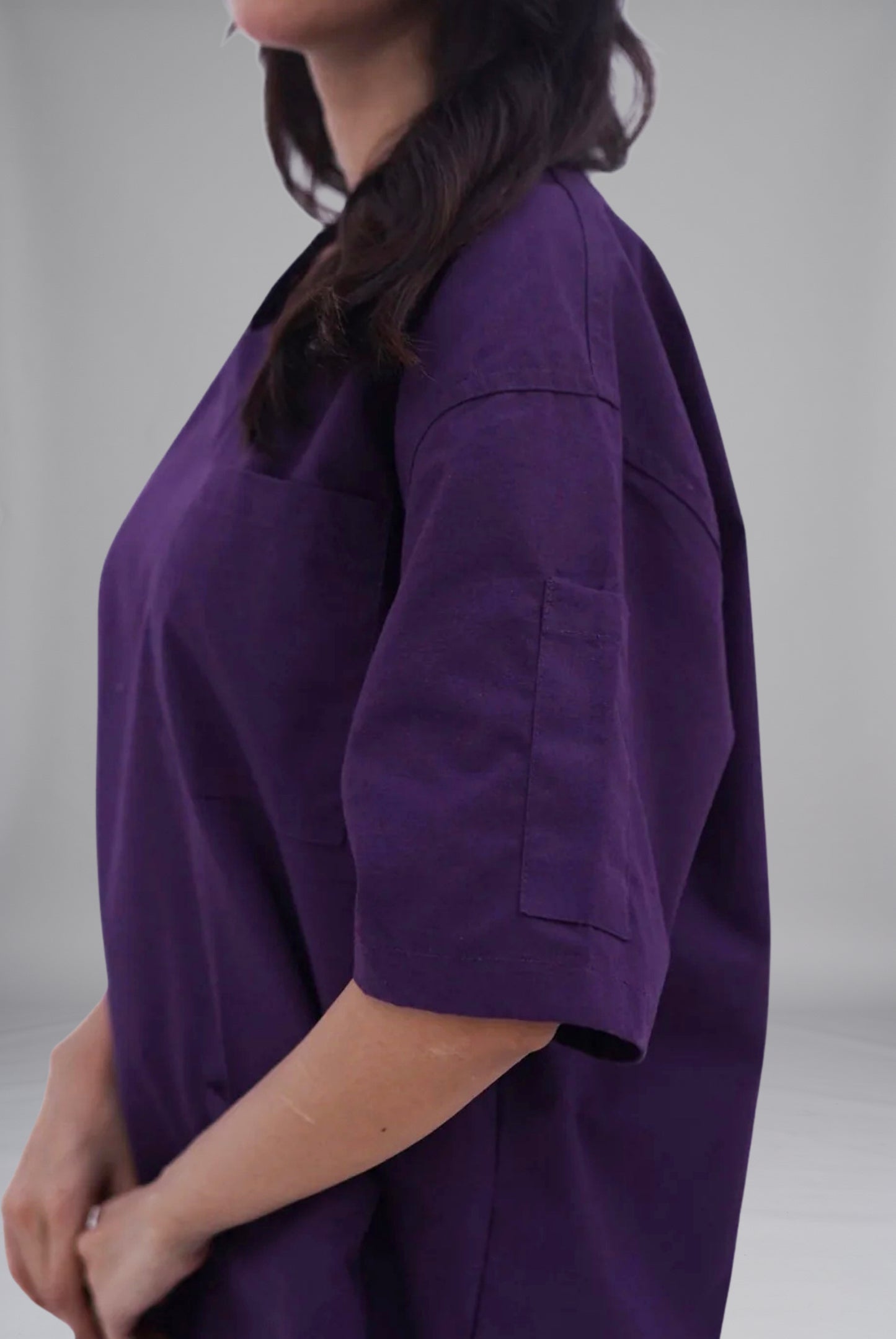 Buy purple scrubs for unisex in Pakistan by Gtex Apparels comfortable workwear for daily use 5