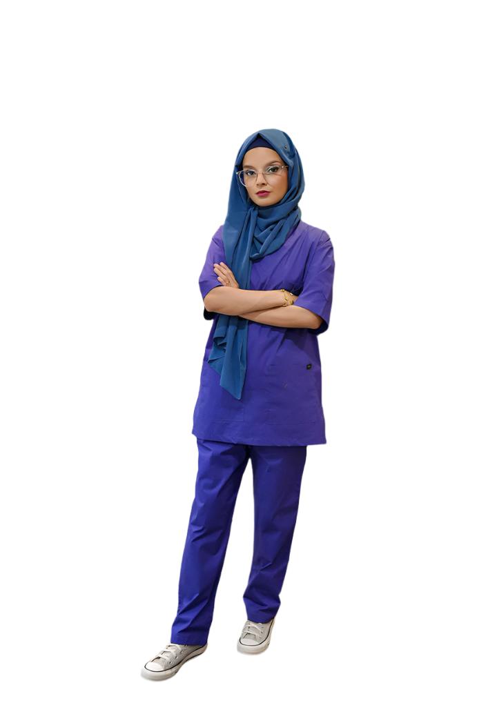 Royal Blue Scrub Suit for Unisex By GTEX Apparels Pakistan