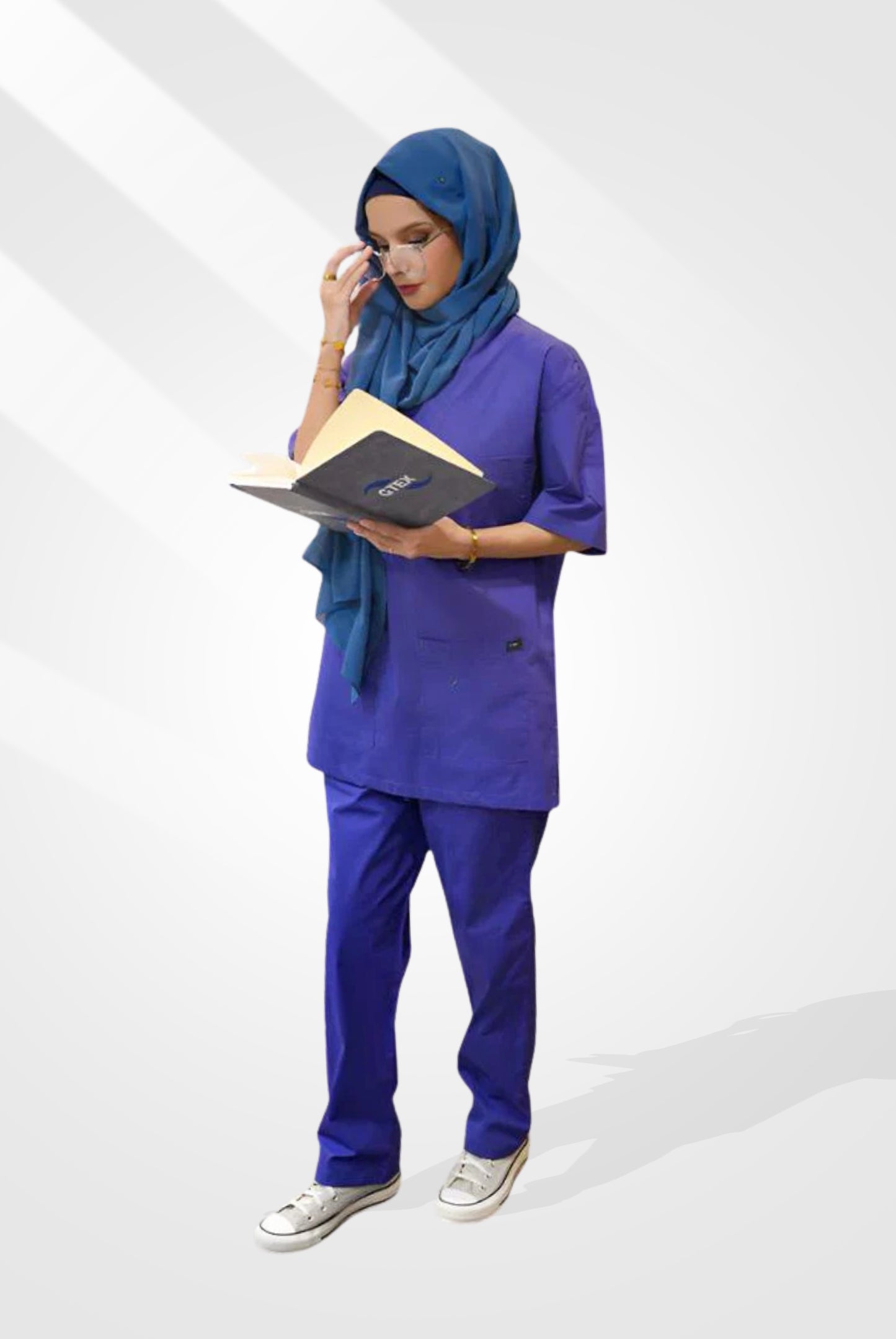 Royal Blue Scrub Suit for Unisex By GTEX Apparels Pakistan