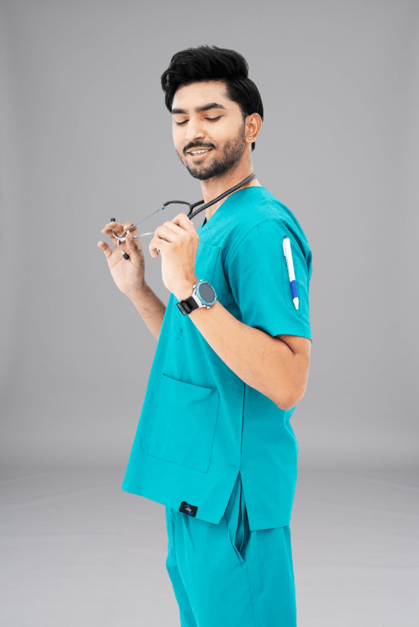 Buy sea green scrubs for men in Pakistan by Gtex Apparels comfortable workwear for daily use 2
