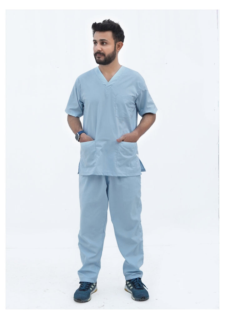 Sky blue Scrub Suit Online in Pakistan | Gtex