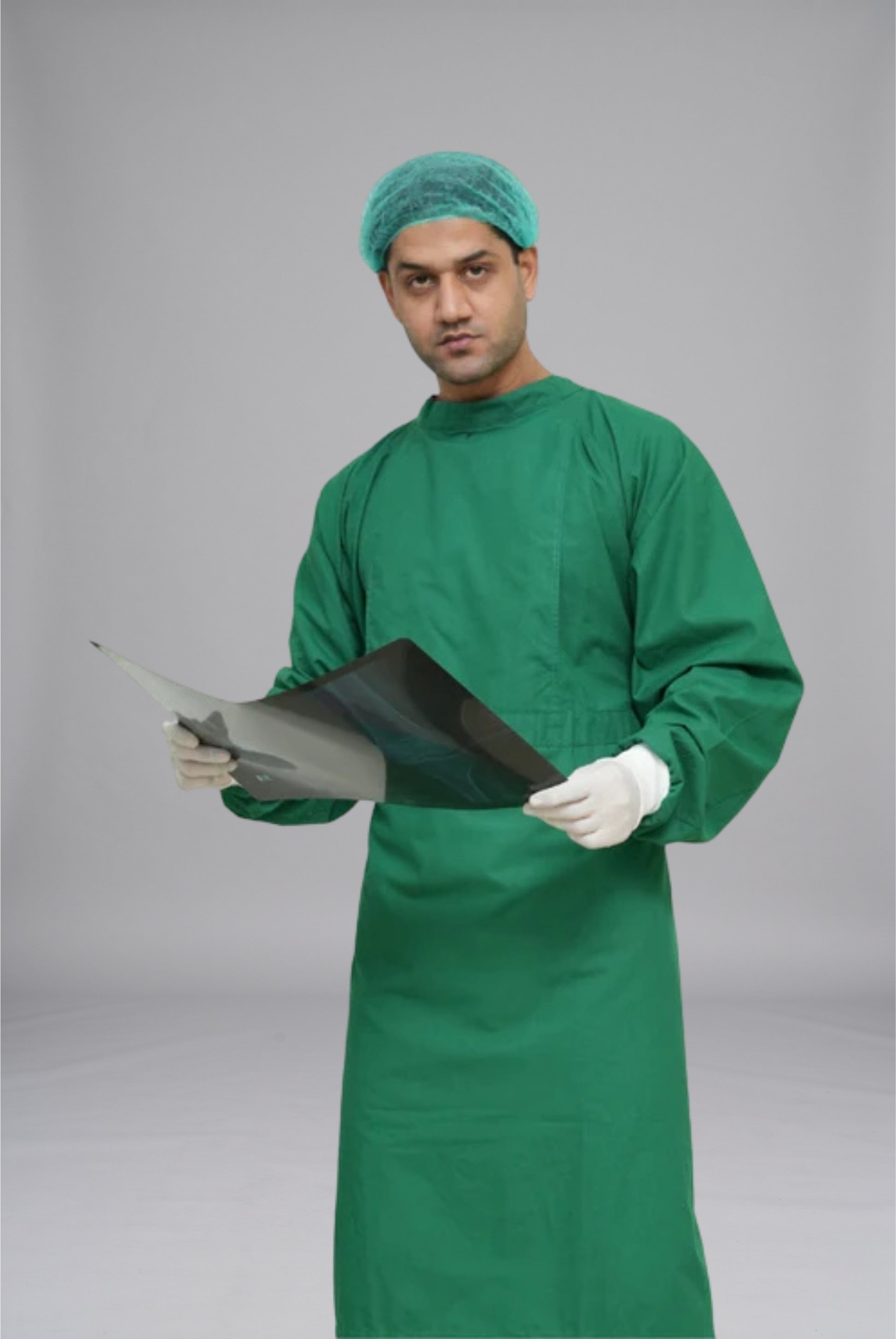 Surgical Green Surgeon Gown | GTEX Apparels Pakistan. Premium Sterile Medical Gown for Surgical Procedures and Healthcare Professionals 3