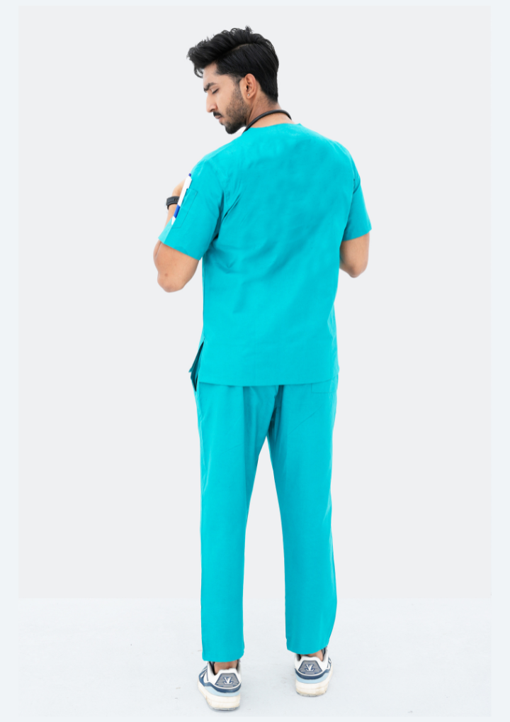 Sea Green Classic Scrub Suit